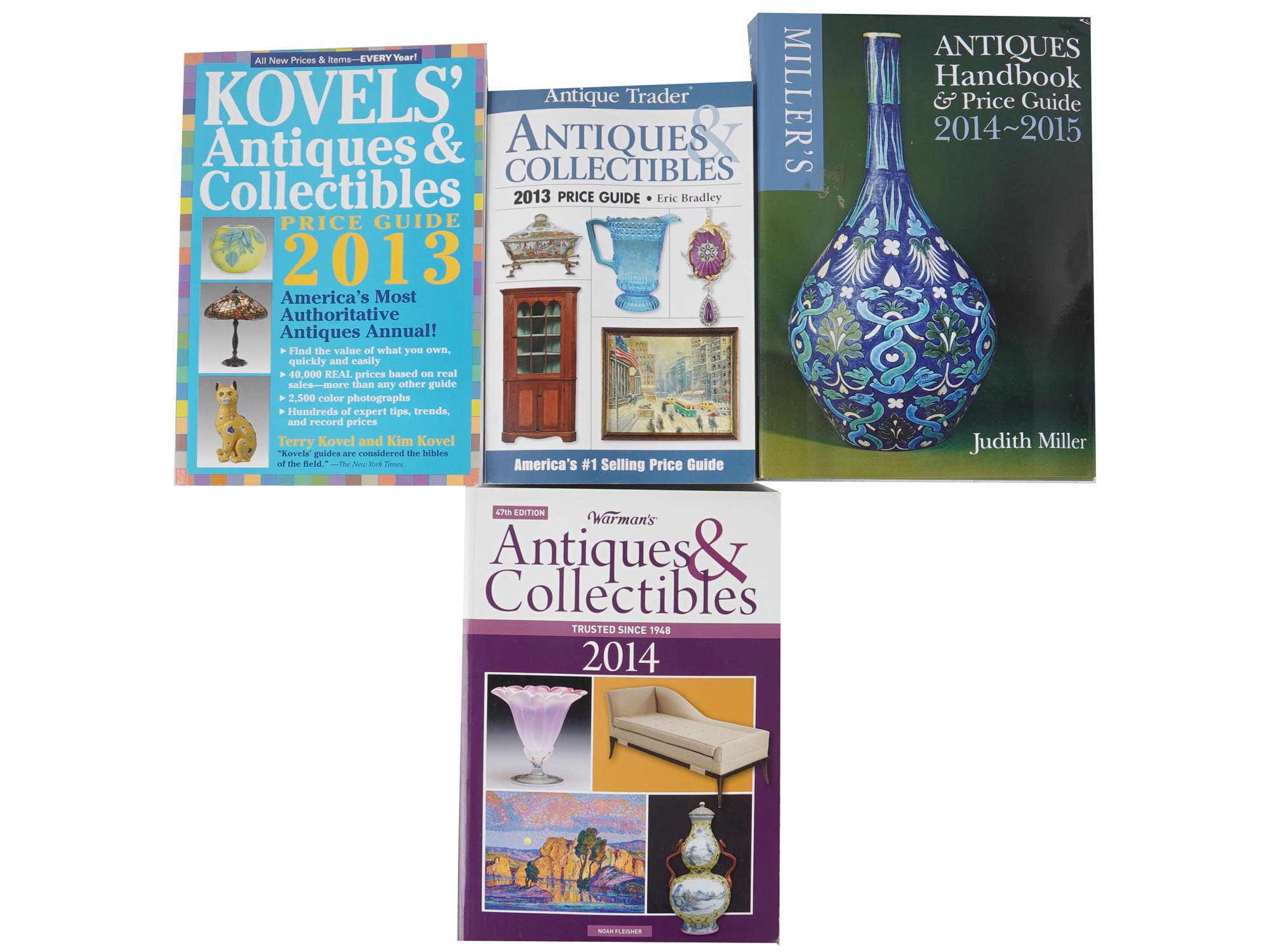 FOUR VINTAGE BOOKS ABOUT ANTIQUES AND COLLECTIBLES PIC-0